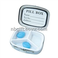 Metal Gift Pill Case