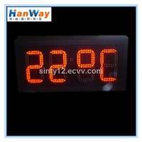 Outdoor LED Clock Temperature Display board
