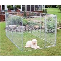 Galvanized Chain Link Outdoor Dog Kennel (Factory Price )