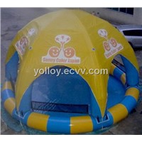 Huge Giant Inflatable Pool with Canopy, Swimming Pool with Sunshade