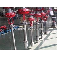 low temperature and high temperature pneumatic control valves