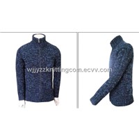 Men Cashmere Sweater Cardingan and Pullover Fashion Neck