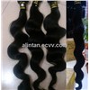 HOT 8-20inch 100% Indian Virgin Human Hair Weave Extension Body Wave Hair Weft Black Free Shipping