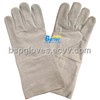 Economical Style Natural Color Cow Split Leather No Lining Welding Work Gloves BGCW003