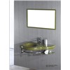 glass basin vanity , bathroom sink , bathroom cabinet