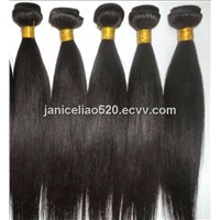 Virgin remy hair extension/ silky straight weft