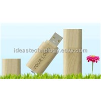 2013 Green Wooden USB Flash Drive