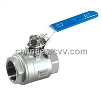 2PC Full bore cast steel ball valve