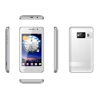 4.0 inch touch screen PDA mobile phone (dual sim card/low end/built-in Games)