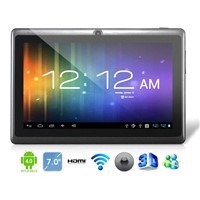 7 Android 4.0.4 A13 1.2GHz Tablet PC with External 3G, 1080P Playback, Capacitive Touch (4G) (Black)