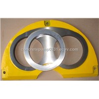 All Models Of Sermac Concrete Pump Part Carbide Spectacle Wear Plate and Wear Cutting Ring