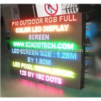 Display Sign with High Brightness and Standard Size for Any Pixel Pitch