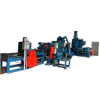 Double conical screw auto-feed sheeting machine
