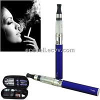 EGO-TS Double Stem 900mAh Electronic Cigarette General Flavor High Content with Portable Bag-Blue