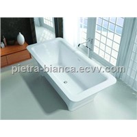 Free Standing Solid Surface Bathroom Bathtub PB1006