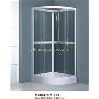 Glass Shower Enclosure with Handle Shower