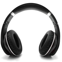 High Protein Leather Ear Set Design Stereo Bluetooth Headphone