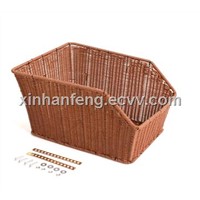 Plastic Rattan Basket ,HBK-109, Rear Basket