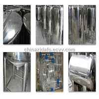 Small stainless steel  transfer and storage tank