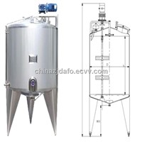 Stainless steel liquid preparation tank
