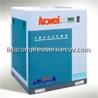 Stational air-cooling belt-driven screw air compressor LW-50