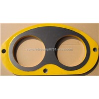 Superior All Models Of Kyokuto Concrete Pump Spare Part Spectacle Wear Insert and Wear Cutting Ring