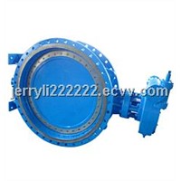 Triple Eccentric Flanged Type Butterfly valve