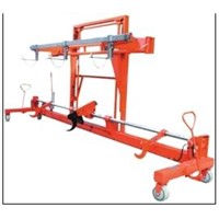 Twin Warp Beam With Harness Mounting Device-Hydraulic