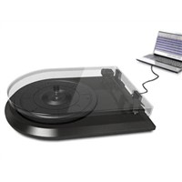 USB turntable player with PC recording