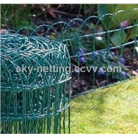Garden Border Fence Plastic Coated Mesh 82*150mm Mesh Size