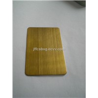 gold hairline surface coloured stainless steel sheets