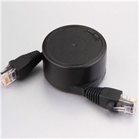 retractable flat lan cable/patch cord for meetting/travel
