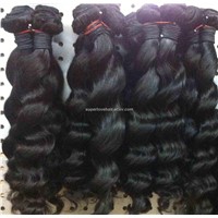 Pure hair human hair weft natural virgin hair weave hair products hair extension hair accessories