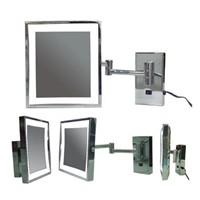 Wall-Mounted Led Lighted Magnification Mirror- Square No.M6501-L