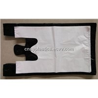 HDPE Plain Plastic T-Shirt Retail Shopping bag/Retail grocery bag/Vest handle bag/Vest carrier bag