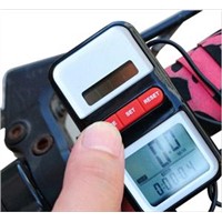 2013 New solar energy Cycling Bicycle LCD Computer Odometer Speedometer
