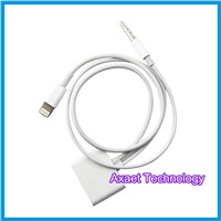 30 pin to 8 pin lightning adapter cable with audio function