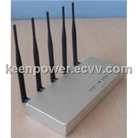 5 Bands CellPhoneCDMA GPS GSM   3G Signal Jammer SJ8022