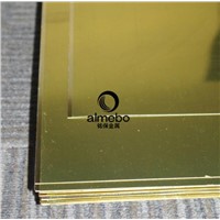 Anodized Aluminium of Mirror Surface with Golden Color