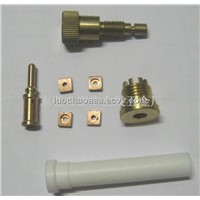 CNC custom turning knurled slots mutiple gaps POM nozzle,with competitive price,can small orders