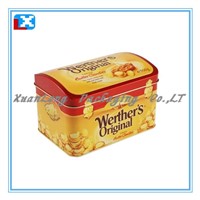 metal tin candy container