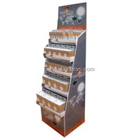 Energy-Saving Lamps Products of Paper Display Shelf 2