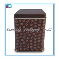 rectangle tea coffee tin box /XL-50501
