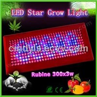 High power newest Rubine 300x3w led grow lights for greenhouse,flowering,vegetable