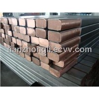 High quality titanium clad copper Square / Round Bar