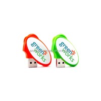 "May Day", Green U Disk Plastic USB Flash Pen Drive