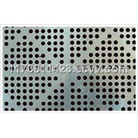 PVC coated perforated metal ,perforated sheet