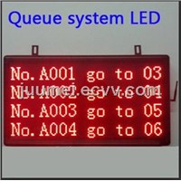 Queue management system led display support all language