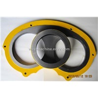 Sany, PM, Mitsubishi, Cifa, Zoomlion concrete pump spare parts wear plate and cutting ring