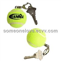 Tennis ball keychain for promotion